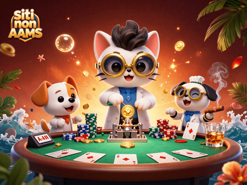 Gioca su siti non AAMS mentre sei a un tavolo da poker con monete d'oro e carte vincenti.