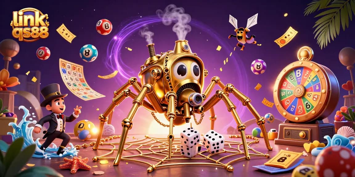Engage with dynamic gaming experiences at link qs88 as the steampunk spider spins a captivating web.