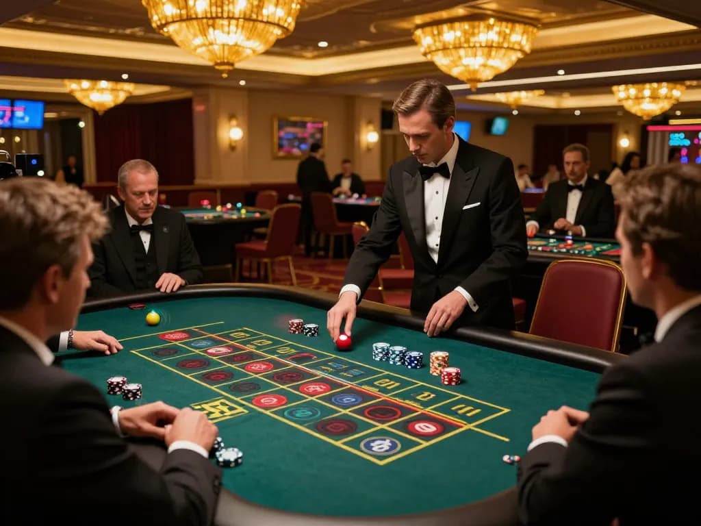 Experience the thrill at the casino with LGOLUX LOGIN during an exciting roulette game.