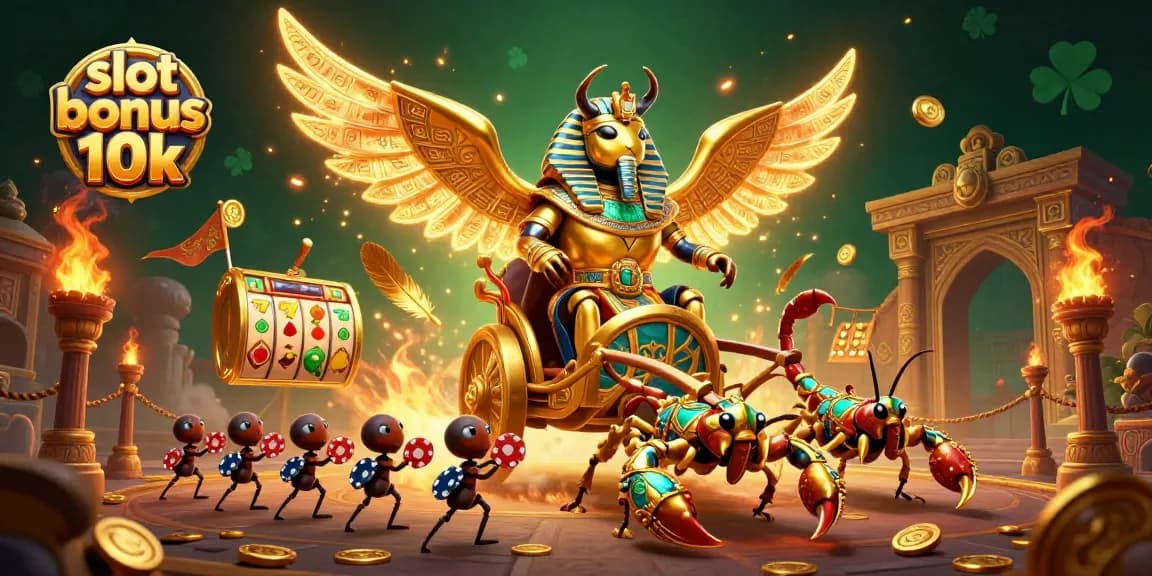 Experience thrilling gameplay with the slot bonus 10k featuring vibrant characters and dynamic casino elements.