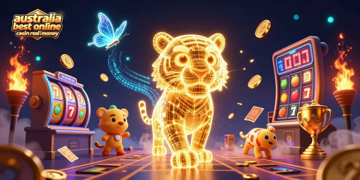 Engage with the australia best online casino real money through thrilling slot reels and vibrant gaming elements.