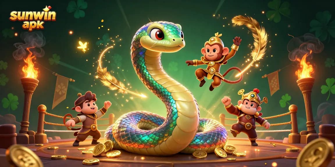 Experience the magic of sunwin apk with a dynamic 3D scene filled with casino excitement.