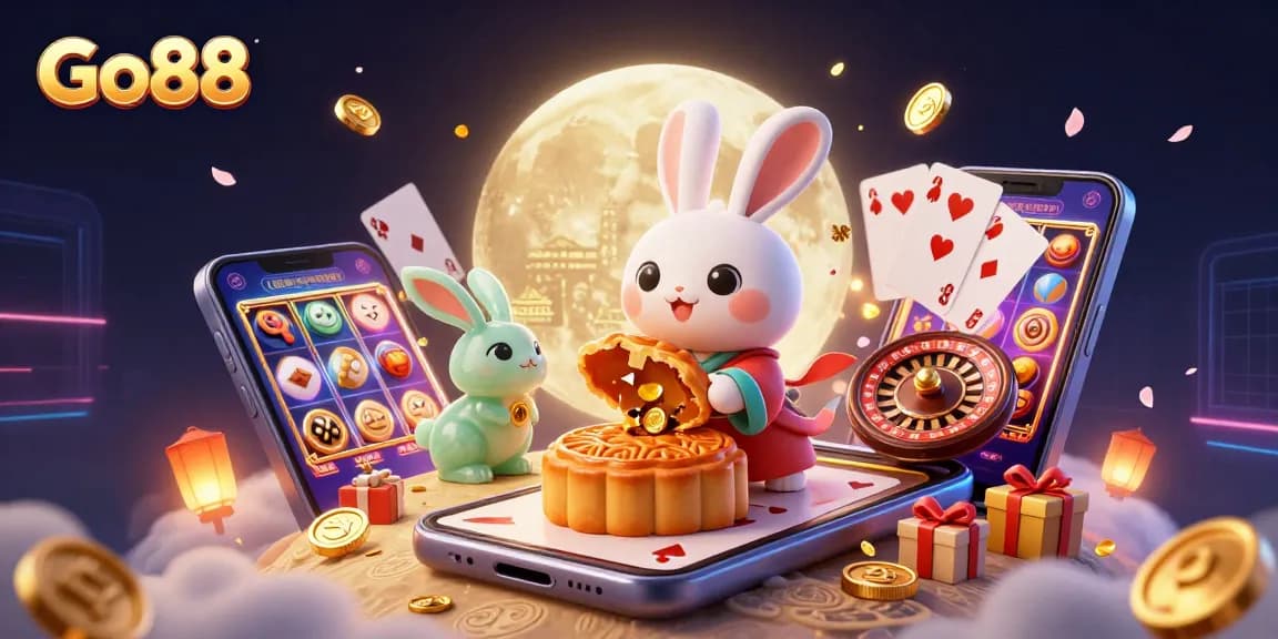 Experience thrilling gameplay at Go88 with our vibrant casino scene featuring poker elements!