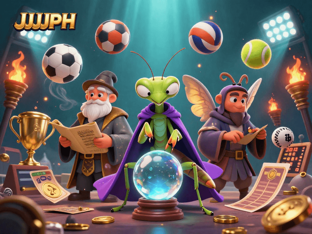 Experience the thrilling atmosphere of JJJPH casino games with dynamic 3D characters and vibrant elements.