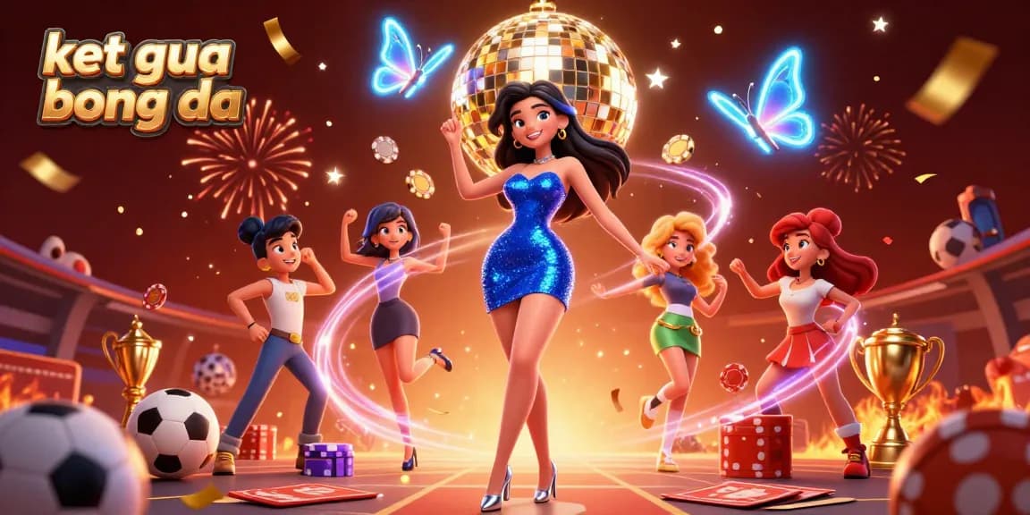 Experience real-time ket qua bong da with vibrant sports elements and dynamic celebration.