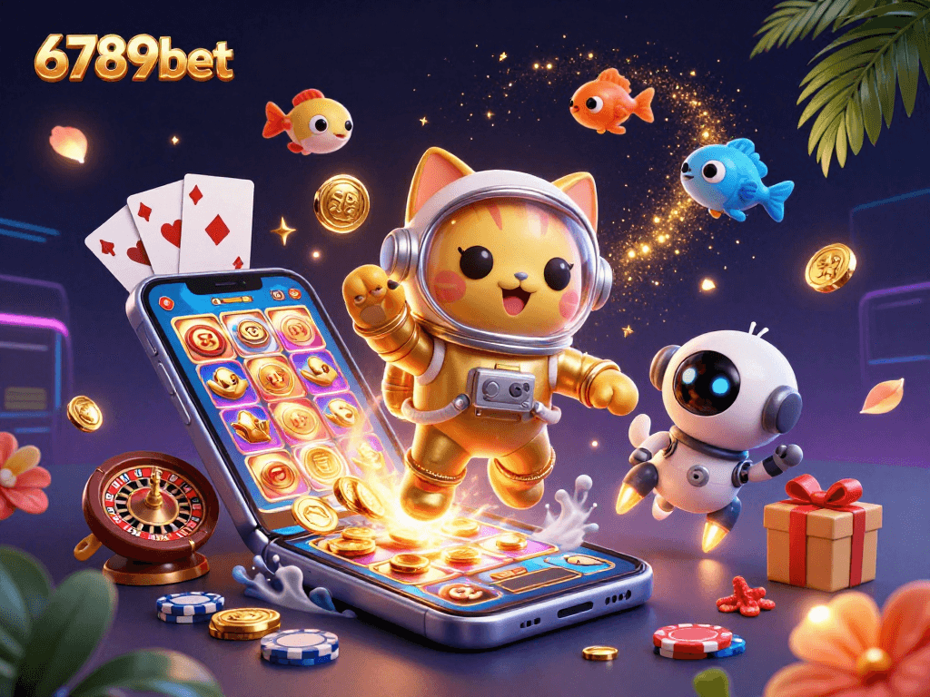 Experience high-stakes gaming with 6789bet’s dynamic casino illustration, offering a glimpse of exciting slot games and rich rewards.