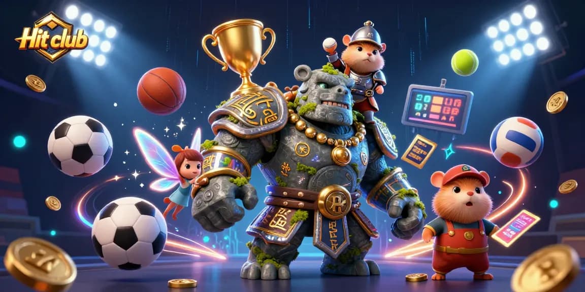 Hit club scene illustrates a magical casino adventure with vibrant characters and dynamic betting elements.