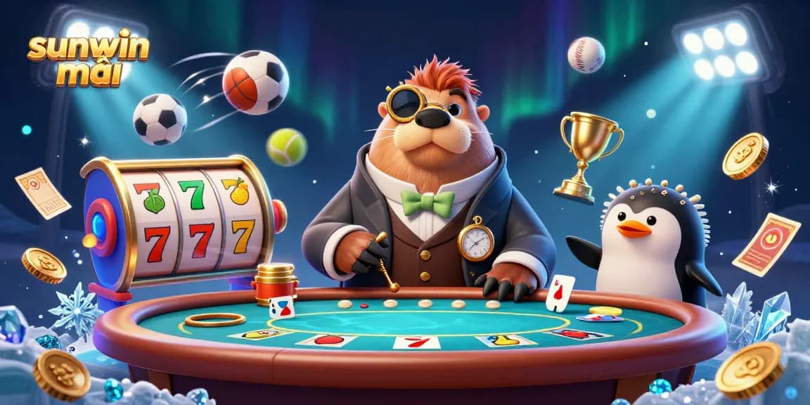 Join the action with sunwin mới by playing at the vibrant underwater poker table.