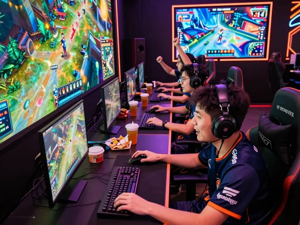 Exciting gamer community experience featuring ligasedayu tournament engagement with colorful graphics and interactive atmosphere.