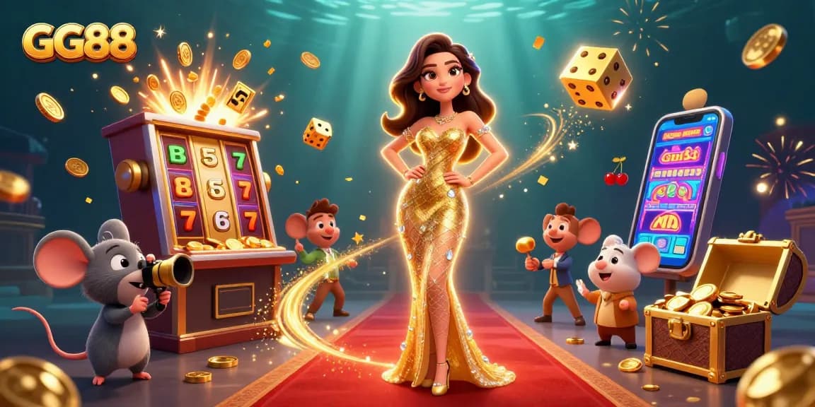 Experience thrilling wins at GG88 with vibrant graphics of jackpot slots and casino games.