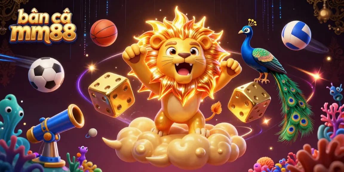 Experience thrilling bắn cá mm88 action with lively sea creatures and dynamic gameplay elements.