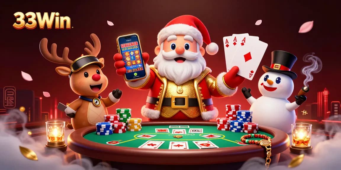 Experience thrilling casino fun with 33Win's vibrant 3D characters in an exciting jackpot scene.