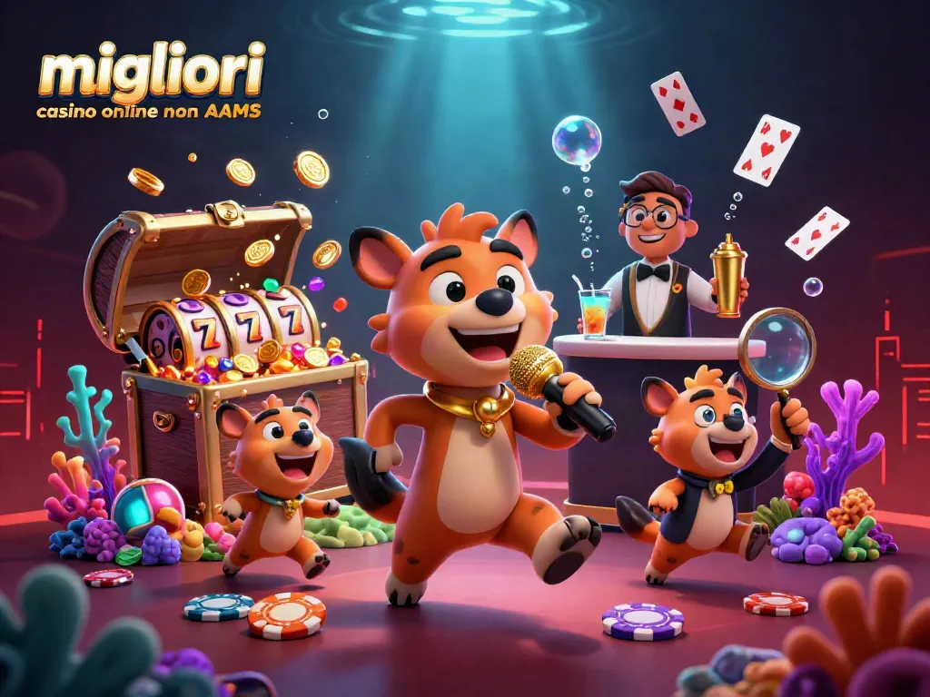 Scopri i migliori casino online non AAMS con una scena vivace di ibridi tra comici e casinò