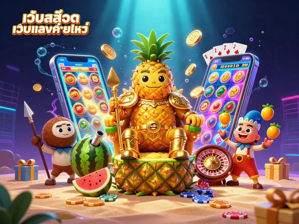 เล่นเว็บสล็อตเว็บตรงค่ายใหญ่กับตัวละครในการ์ตูน 3D ที่สนุกสนานในฉากคาสิโน