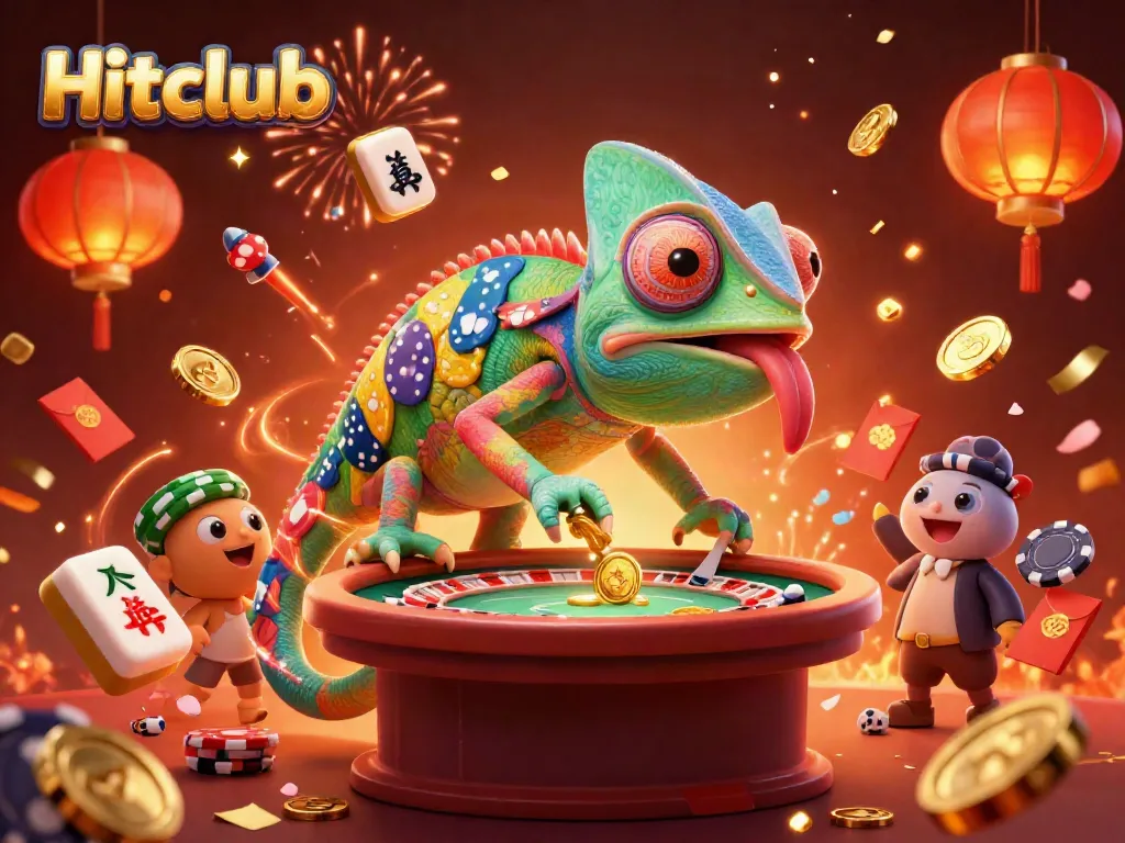 Hitclub offers engaging gameplay with vibrant elements and 3D characters showcasing dynamic casino activities.