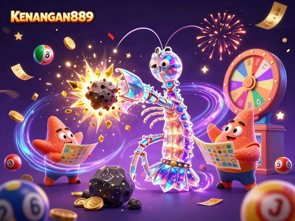 Engage in vibrant gameplay at KENANGAN889 with an exciting scene filled with thrilling gaming elements and dynamic celebrations.