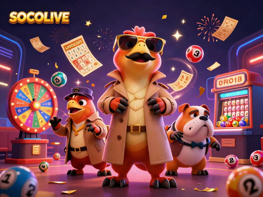 SOCOLIVE three raptors in disguise entering a VIP casino lounge, surrounded by colorful betting elements.