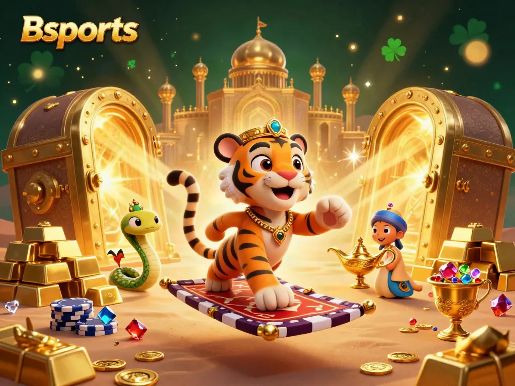 Bsports captivates with its vibrant gaming scene, featuring a sultan and treasures galore.