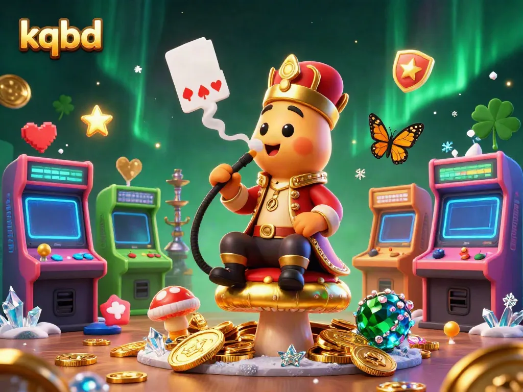 Engage in thrilling kqbd gameplay with an epic 3D illustration of a caterpillar mascot and vibrant arcade elements.