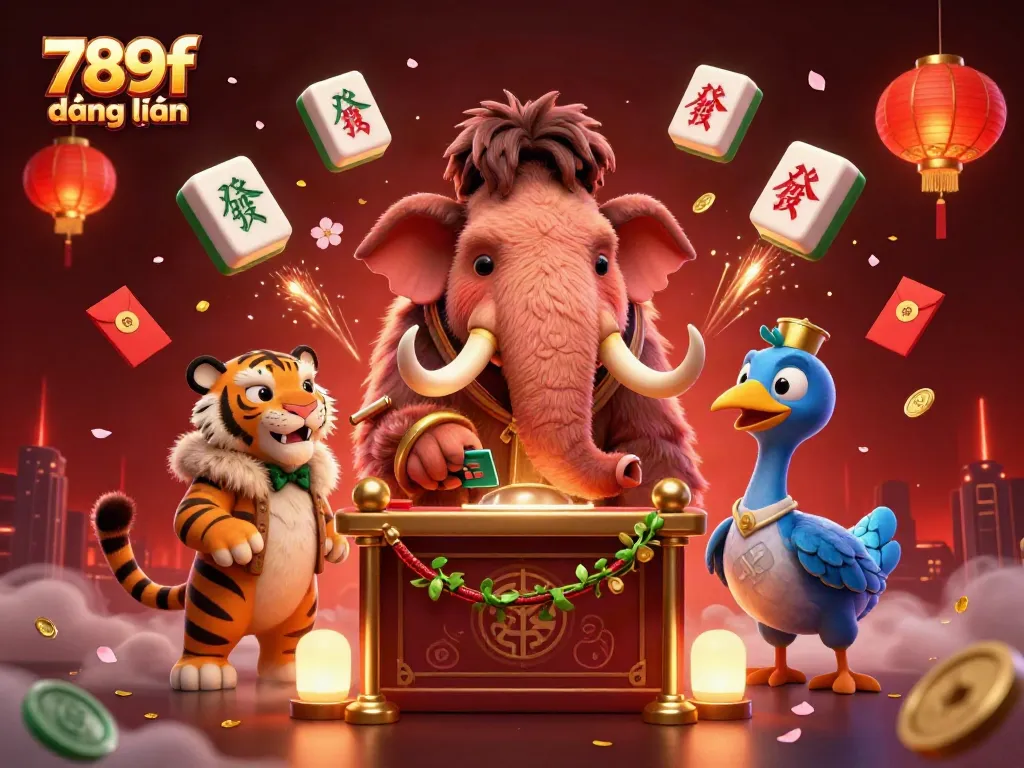 Experience 789f đăng nhập with vibrant casino characters and lively game elements in a dynamic digital scene.