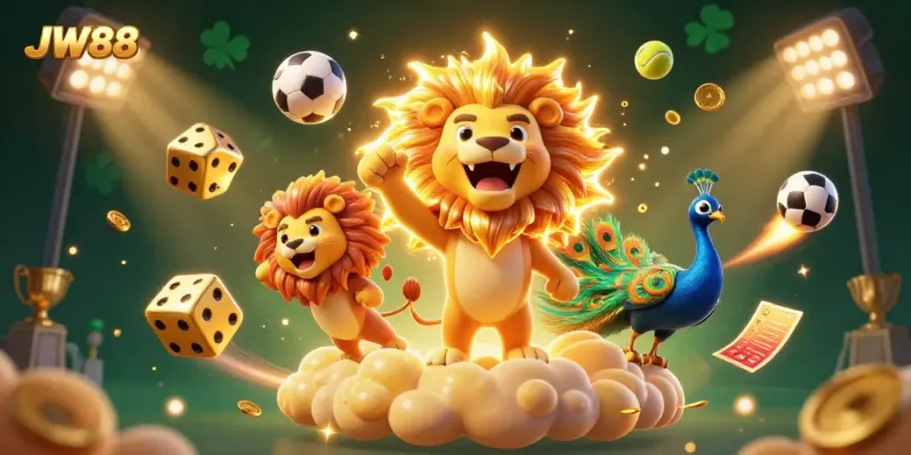 JW88 captures the thrill of winning with dynamic sports elements and vibrant 3D characters.