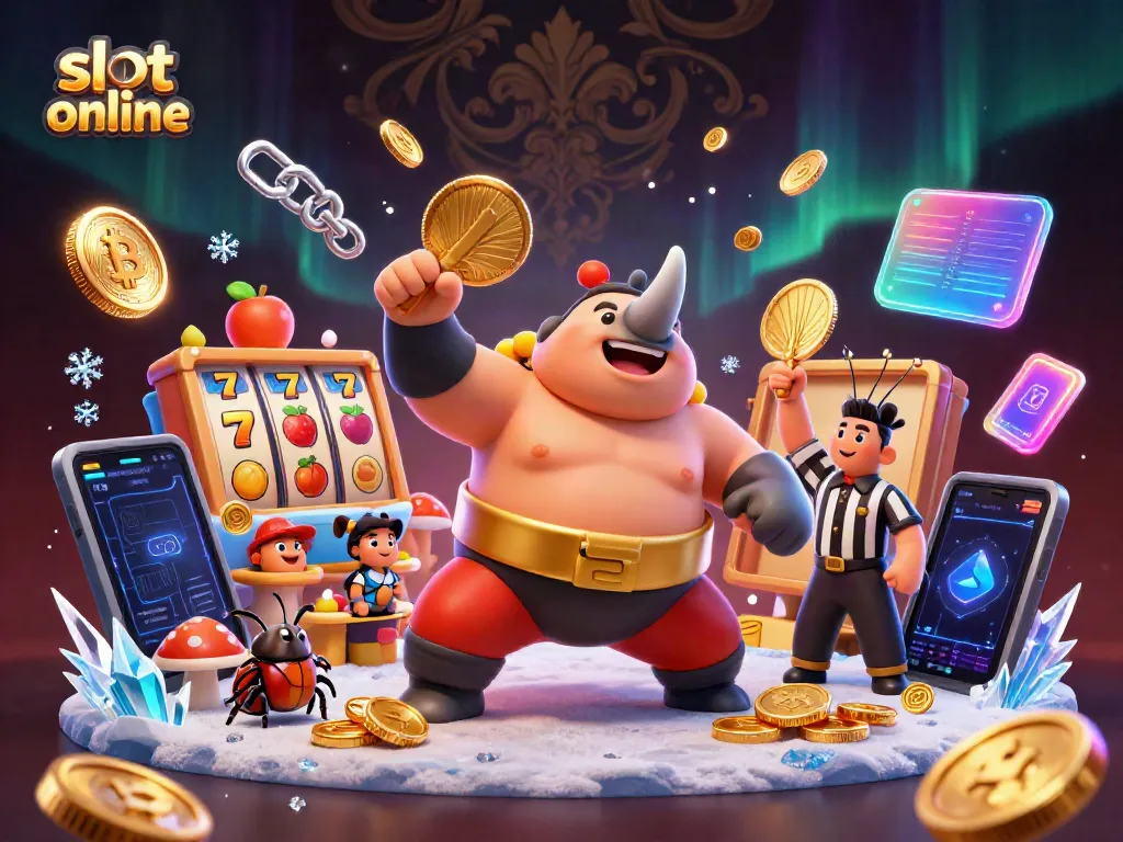 Experience thrilling gameplay with slot online as a sumo beetle champion stomps to win