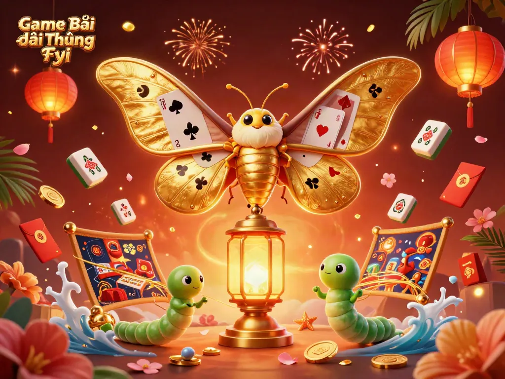 Engage in thrilling casino adventures with Game Bài Đổi Thưởng Fyi, featuring colorful 3D characters and vibrant elements.
